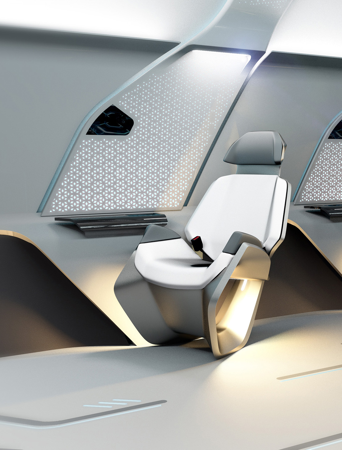 hyperloop one seat close up